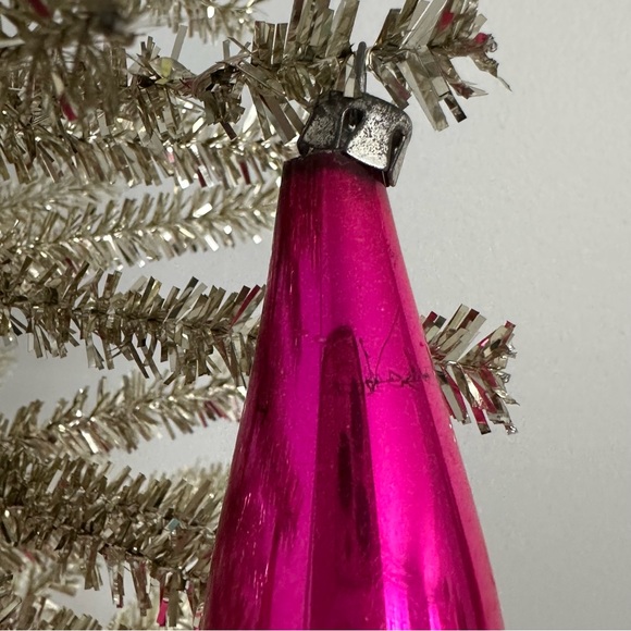 Pink Christmas Glass Ornaments Made in Poland - Picture 15 of 15